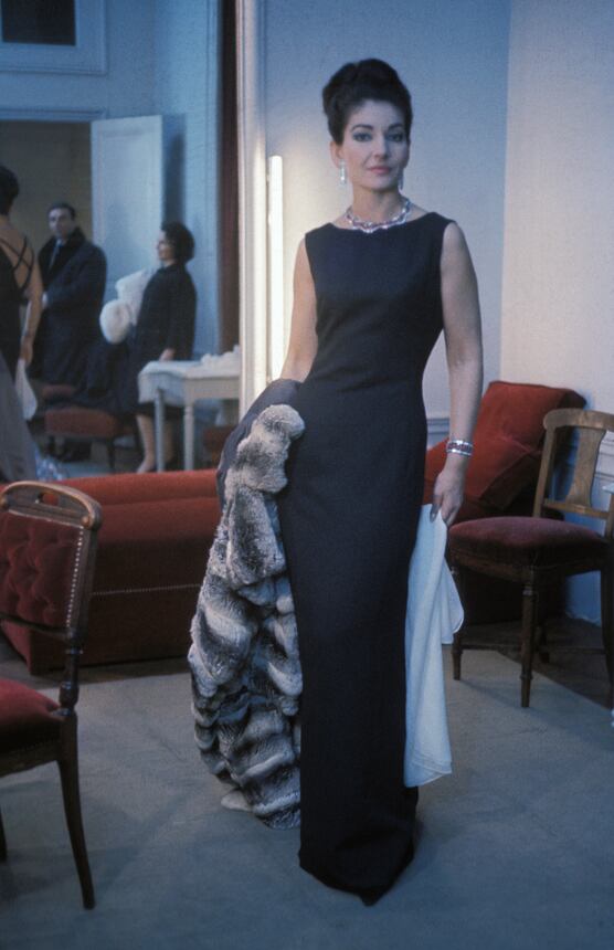Maria Callas à Paris dans les années 60