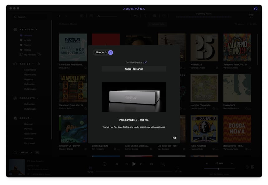 Nagra Streamer 08 audirvana